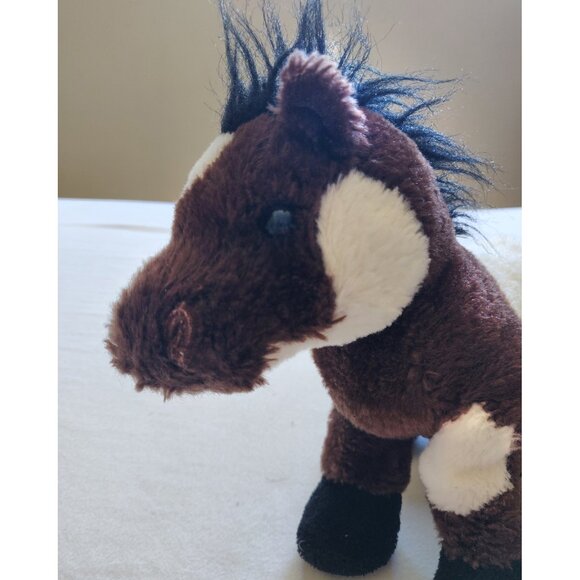 Ganz Webkinz Pinto Horse Plush Stuffed Animal Brown White 9" No code. - Picture 3 of 4
